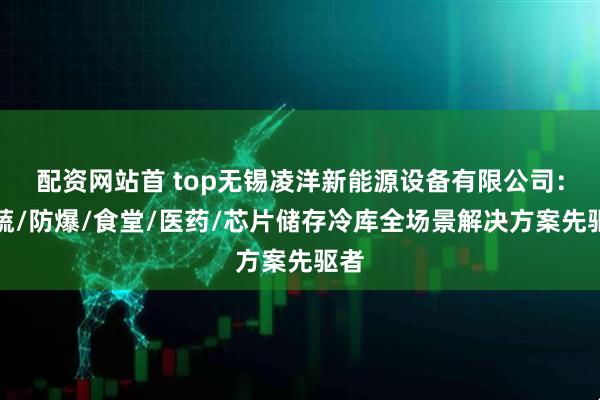 配资网站首 top无锡凌洋新能源设备有限公司：果蔬/防爆/食堂/医药/芯片储存冷库全场景解决方案先驱者